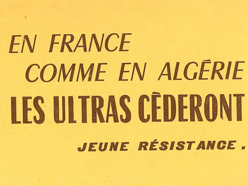 Jeune Résistance. La gioventù francese contro la “Gangrène”